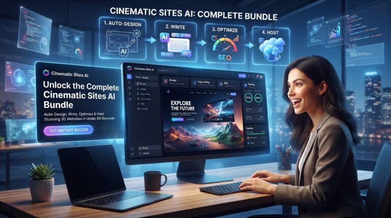 Cinematic Sites AI Bundle Review: Launch Your 3D Web Agency Today!